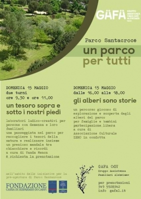 a Carpi Parco Santa Croce domenica 15 maggio GLI ALBERI SONO STORIE - ZERO in condotta